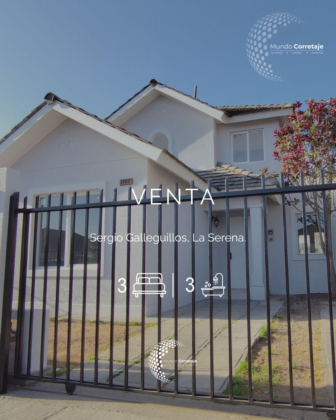 Casa en venta - Serena Oriente, La Serena.